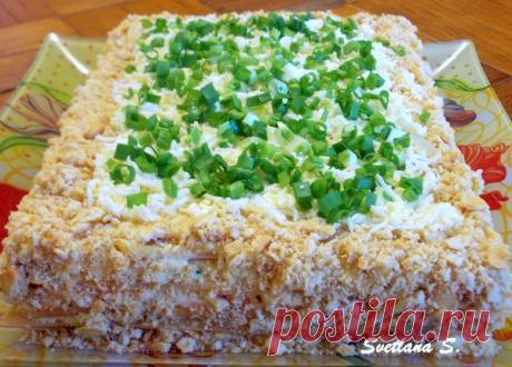 Закусочный "Наполеон" с сайрой - Быстро и вкусно - Группы Мой Мир