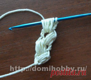 Вязание крючком шнура "колосок". Подробный урок.