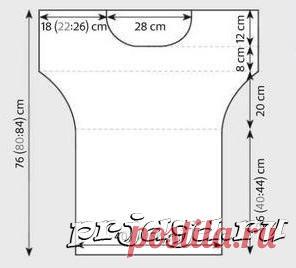Вяжем спицами тунику с ажурным узором