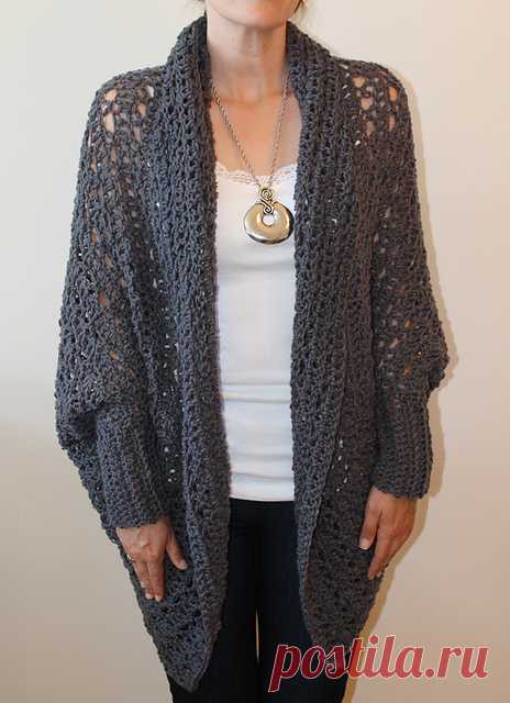 Ravelry: Карлтон Cocoon Sweater картина Дженнифер Оззес