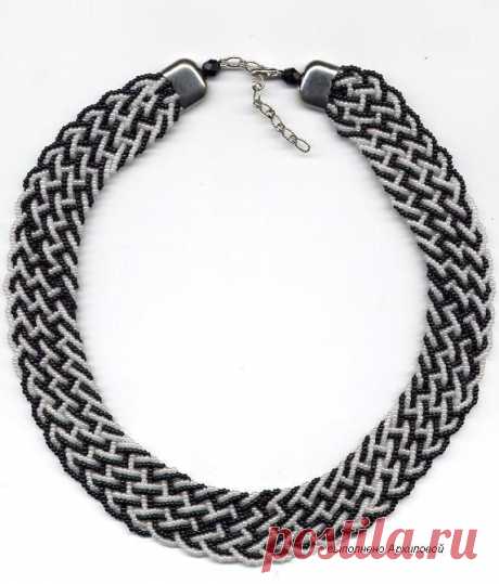 Плетёнка &quot;Колосок&quot; | biser.info - всё о бисере и бисерном творчестве