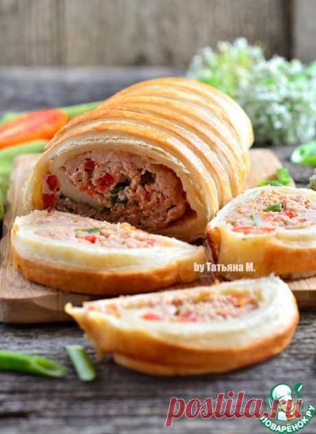 Закусочный рулет с мясом