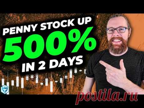 Canadian Stock Goes Up +500% in 2 days on News