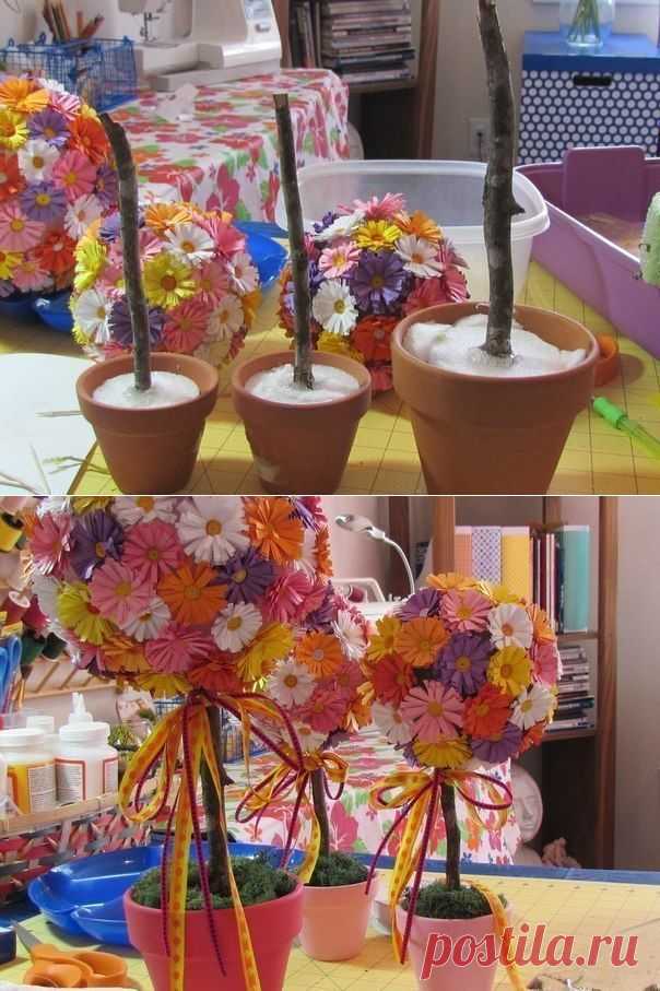 Топиарии ромашковые - Топиарий