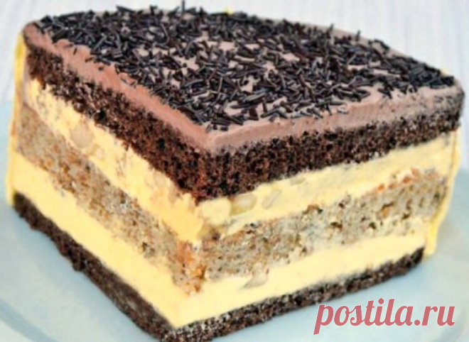 «Огни Парижа» - фантастический торт на Новый год с шоколадно-ореховым вкусом | Конфитюр | Яндекс Дзен