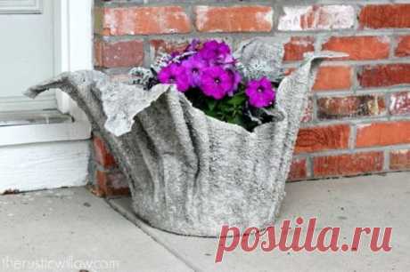 Вазоны из цемента своими руками: 45 необычных идей - Идеальная хозяйка