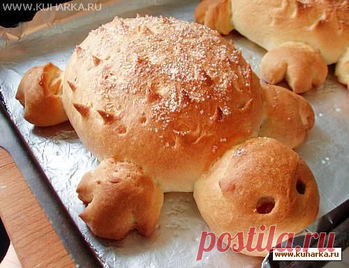 Рецепт: Черепашка из теста