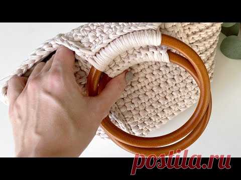 😍 От ЗАКАЗОВ НЕТ ОТБОЯ🤩! ТРЕНД 2022! Сумка из трикотажной пряжи, шнура!