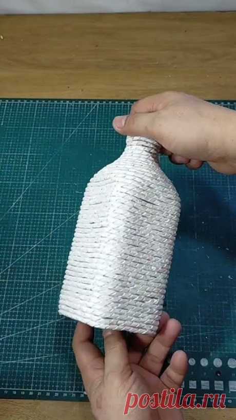 Simple idea to Recycle glass bottle #diy #craft #short
