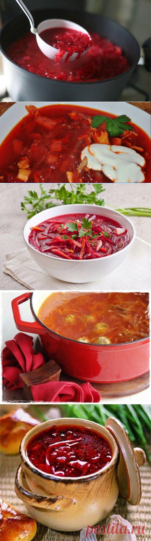 Борщи с курицей: 7 рецептов / Простые рецепты