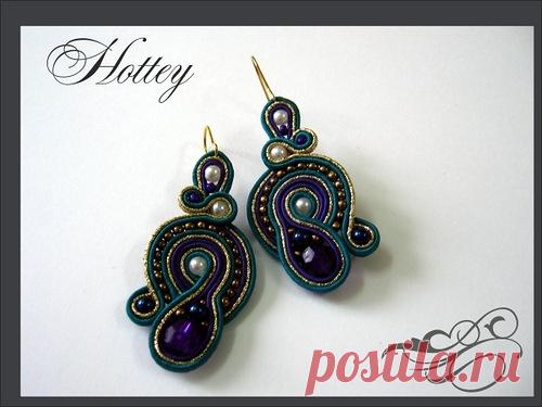 Серьги, много разных - Сутажные украшения