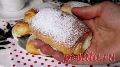 Воздушные творожные булочки с начинкой! Очень просто и быстро | ПРОСТОРЕЦЕПТ | Яндекс Дзен