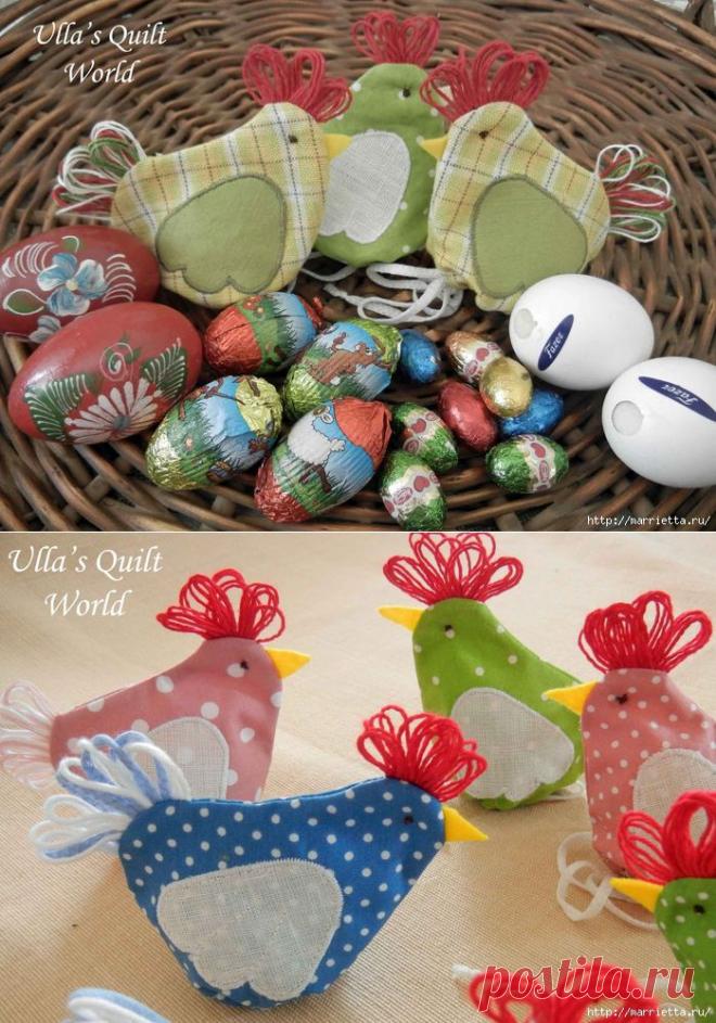 Курочки-несушки для яичек. Шьем сами к Пасхе.