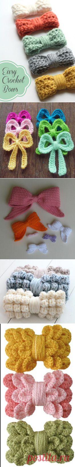 Вязаные бантики | Искусница