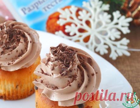 Кекс с шоколадом и какао-кремом – кулинарный рецепт