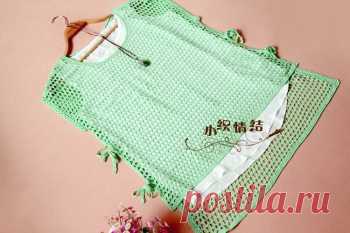 Туника-сетка с удлинённой спинкой. Крючком. Схема. / Обсуждение на LiveInternet - Российский Сервис Онлайн-Дневников