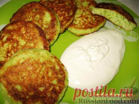 Рецепт: Оладьи из цветной капусты и брокколи на RussianFood.com