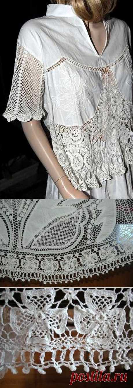 ИЗЫСКАННОЕ ИРЛАНДСКОЕ КРУЖЕВО + ТКАНЬ... УДИВИТЕЛЬНОЕ И НЕПОВТОРИМОЕ СОЧЕТАНИЕ... модели от дизайнеров... КЛАДЕЗЬ ИДЕЙ...