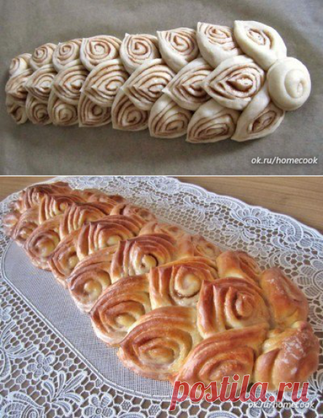 Рулет косичка и способ его формирования.