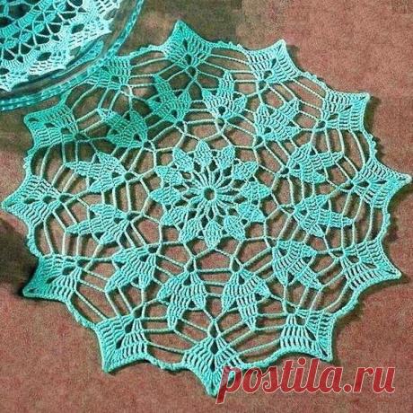 Как связать салфетку крючком. Схемы красивых салфеток вязанных крючком. | Лаборатория домашнего хозяйства
