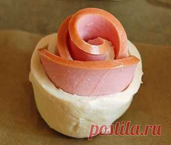 Горячие бутерброды Розочка - Простые рецепты Овкусе.ру