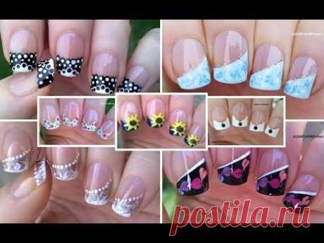 NAIL ART COMPILATION #5 - French Manicure Designs / LifeWorldWomen