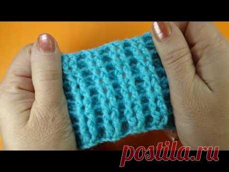 Как связать Рельефную резинку кючком   How to crochet elastic ЛУЧШИЕ  Узоры крючком 107