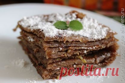 Вкусные яблочно-банановые блинчики, рецепты с фото