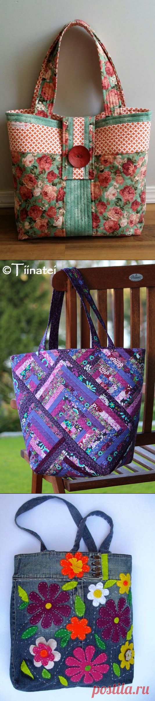 Different type of fabric bag patterns - Art & Craft Ideas