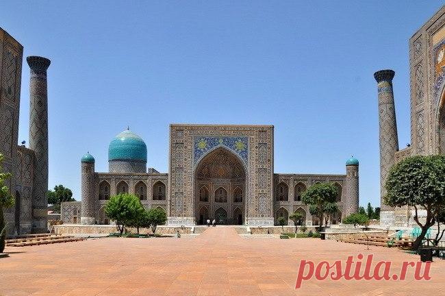 Площадь Регистан в Самарканде — Путешествия