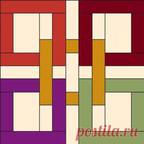Celtic Squares Block | FaveQuilts.com