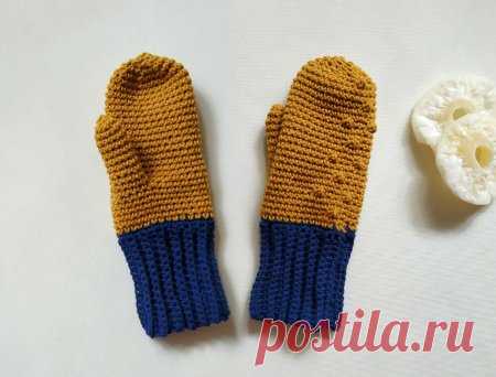 Варежки крючком схемы
