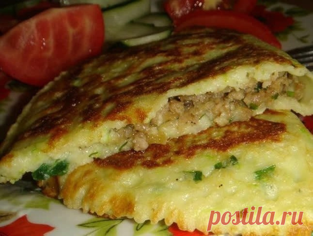Кабачковые чебуреки