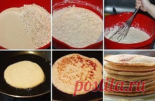 Cook Good - лучшие рецепты: Манно-овсянные блины