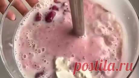 Вкуснее чудо творожка. Клубничный мусс