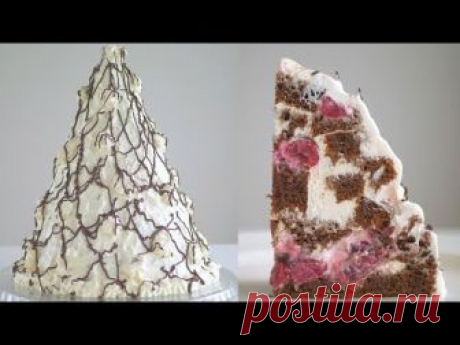 Торт "Панчо Новогодний" шоколадный с вишней