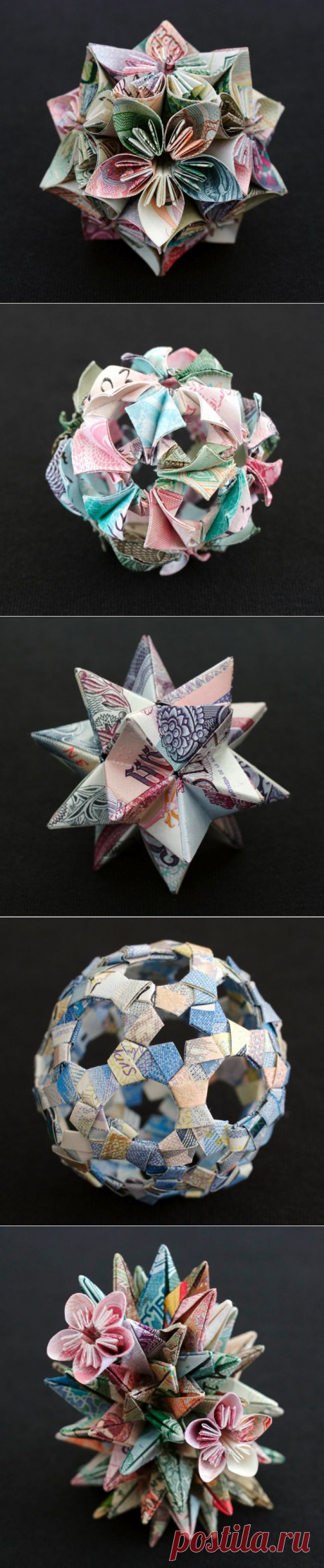 Colorful Three-Dimentional Money Sculptures | strictlypaper