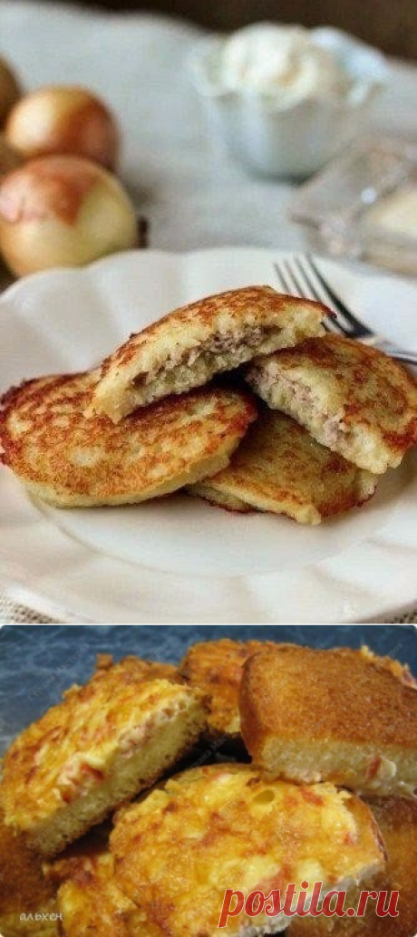 Картофельные драники с мясом