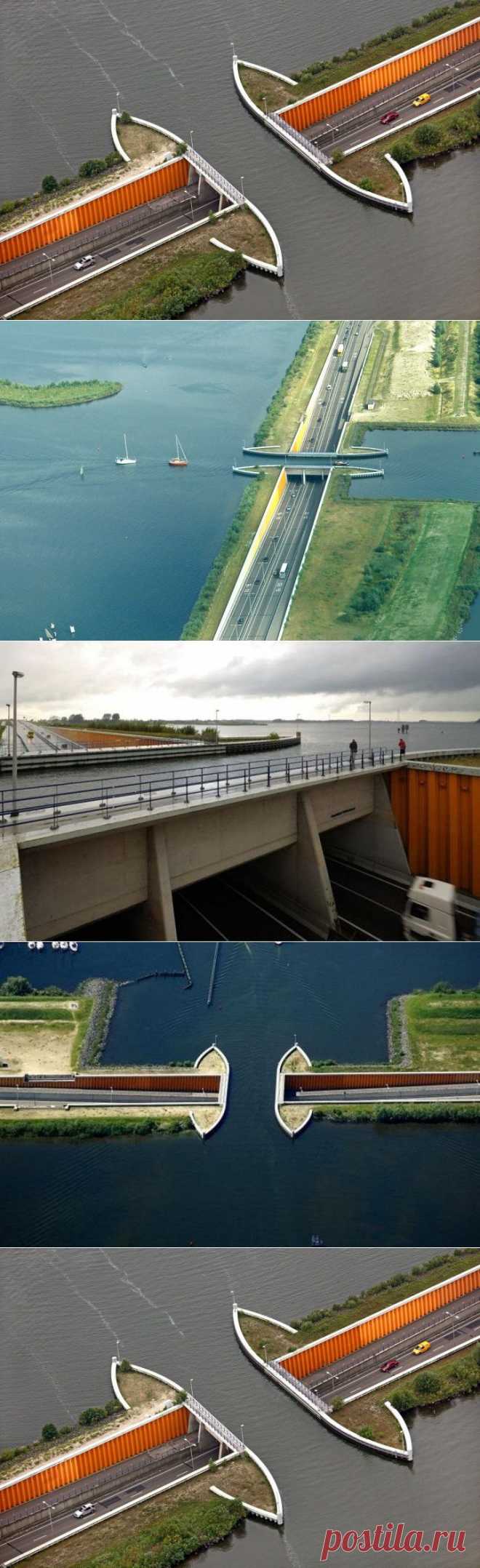 Водный мост Veluwemeer в Нидерландах | Наука и техника
