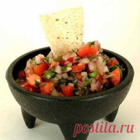 Свежая мексиканская сальса рецепт