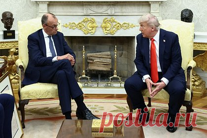 В Германии раскрыли деталь встречи Трампа и Мерца