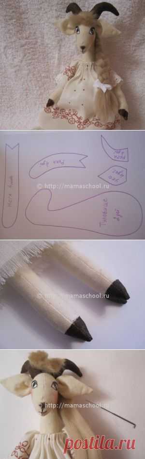 Тильда козочка своими руками: мастер-класс | Подружки