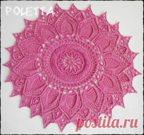 Салфетка "Ulita" и коврик по её описанию. Хвастики. - Все в ажуре... (вязание крючком) - Страна Мам