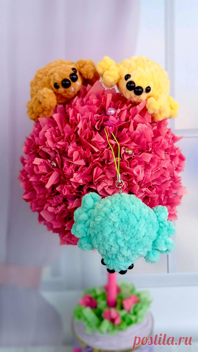 PDF Крошка-паучок крючком. FREE crochet pattern; Аmigurumi toy patterns. Амигуруми схемы и описания на русском. Вязаные игрушки и поделки своими руками #amimore - плюшевый паук, маленький паучок из плюшевой пряжи.