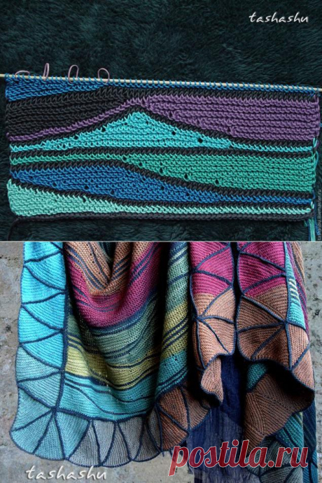 МК Волны из остатков пряжи. - Ярмарка Мастеров - ручная работа, handmade