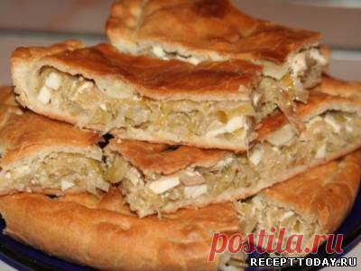 Рецепт: Пироги с капустой и яйцом