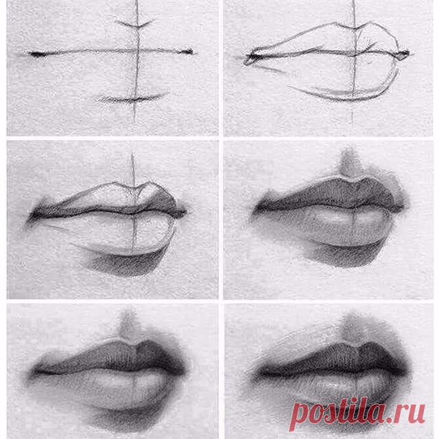 Рисуем губы