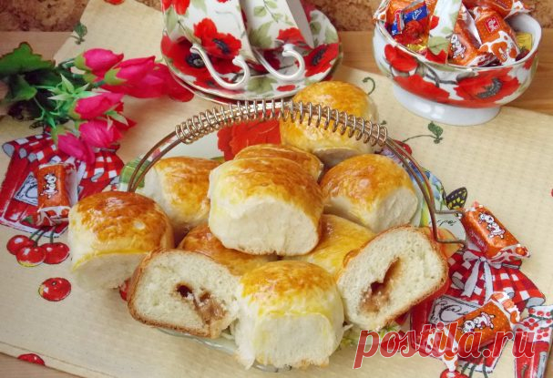 Пирожки с конфетами - пошаговый рецепт с фото на Повар.ру