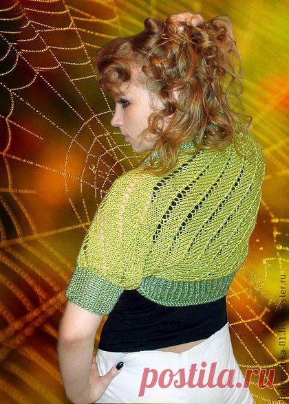 Болеро - болеро,зелень,пляжная мода,скидка акция,подарок,отдых на море