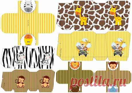 Dulce Selva: Cajas para Imprimir Gratis. | Ideas y material gratis para fiestas y celebraciones Oh My Fiesta!